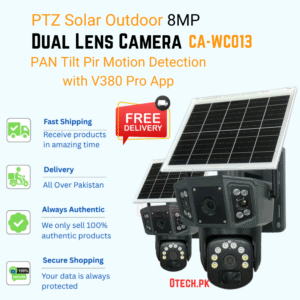 SpeedX ca-Wc013 PTZ Solar Outdoor 8MP Dual Lens Camera