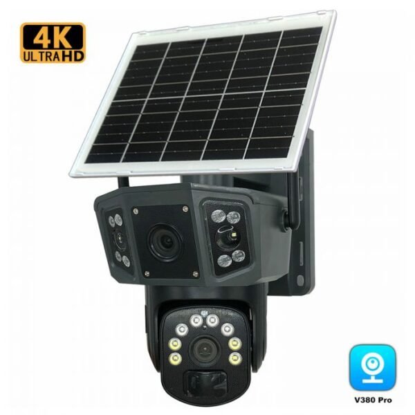SpeedX ca-Wc013 PTZ Solar Outdoor 8MP Dual Lens Camera - Image 4