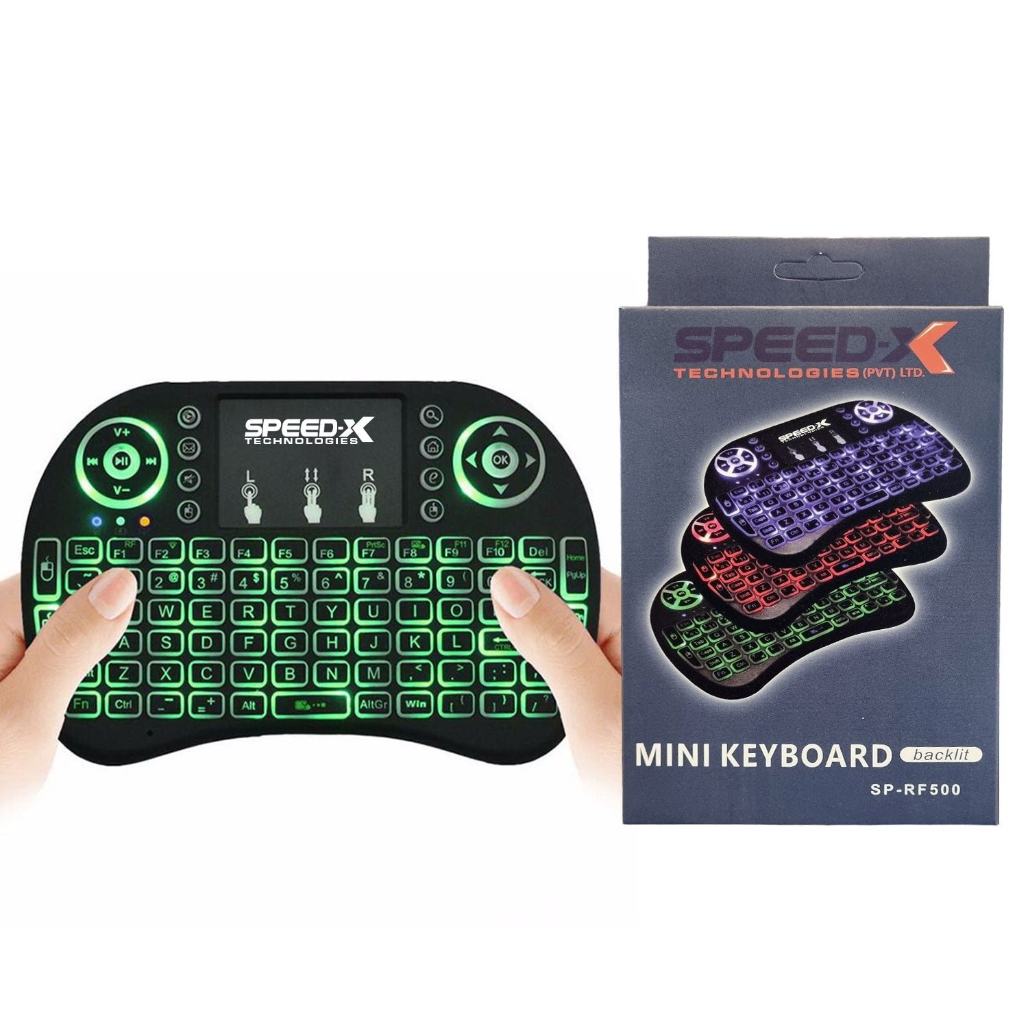 Mini Touchpad Wireless With Backlight Keyboard Mouse