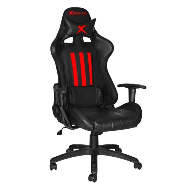 Xtrike Me GC-905 BK Ergonomic Adjustable Gaming Chair Caster Wheels Black - Image 2